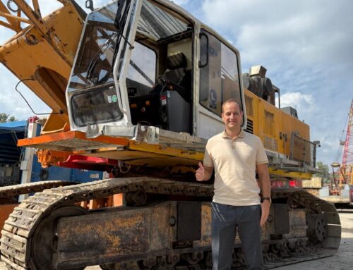 International transportation of industrial equipment from Poland to Morocco (crawler crane, 67 tons, multimodal: road + sea)